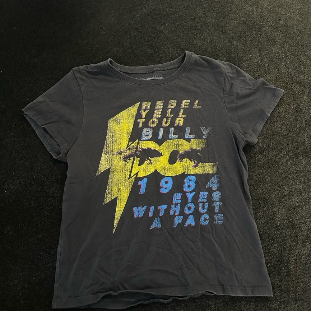 Prince Peter Collection Billy Idol Charcoal Graphic Tee